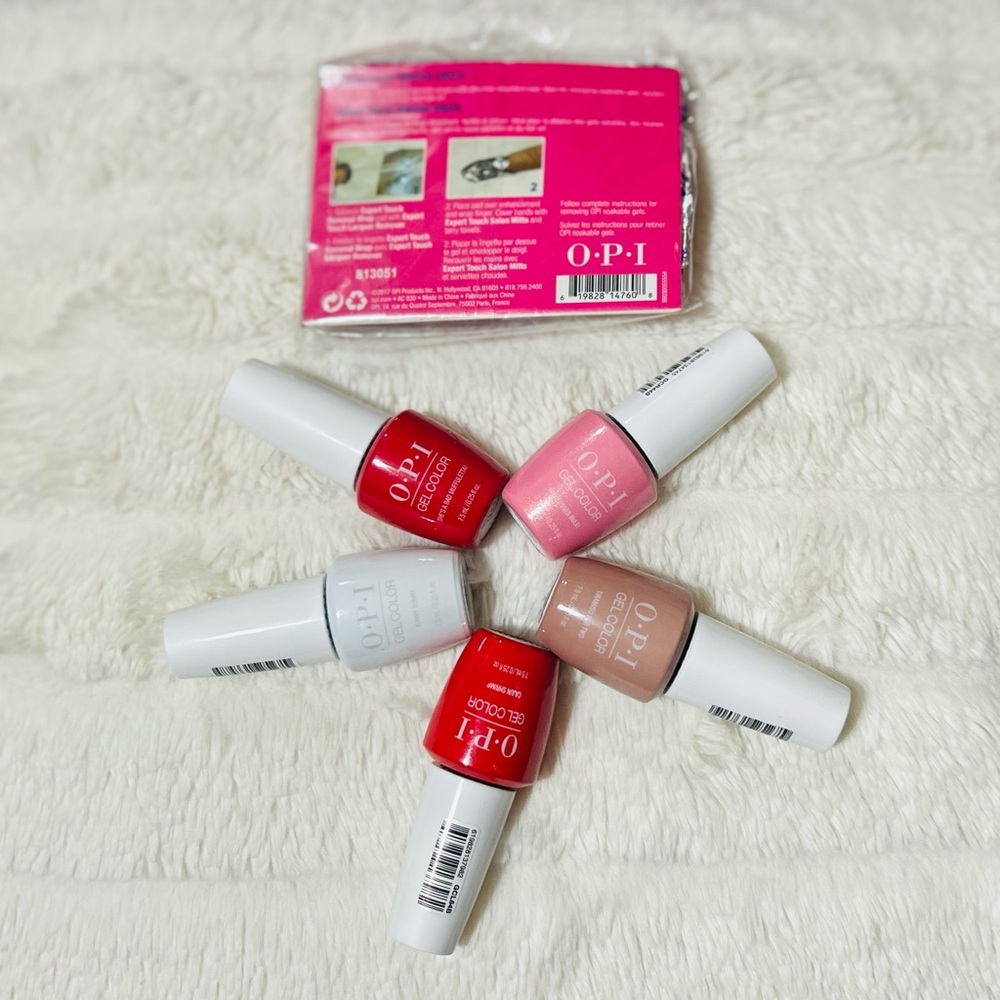 OPI Mini Gel Bottles Bundle 5 best seller colors. 5 x .25oz. 🆓 gift until 06/08